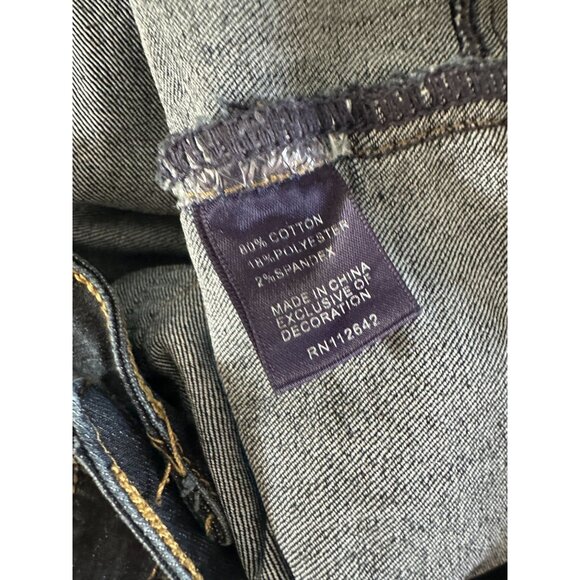 Sandpiper Womens Denim‎ Shorts 20 mid rise cotton button zipper summer pull on - Picture 5 of 7